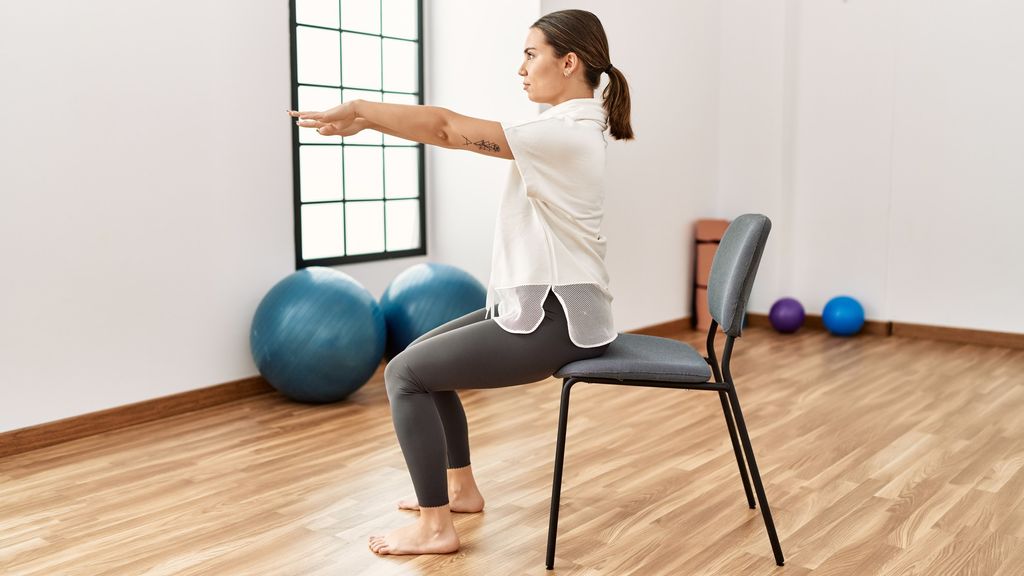 Chair situps How to do the seated ab exercise and the benefits for