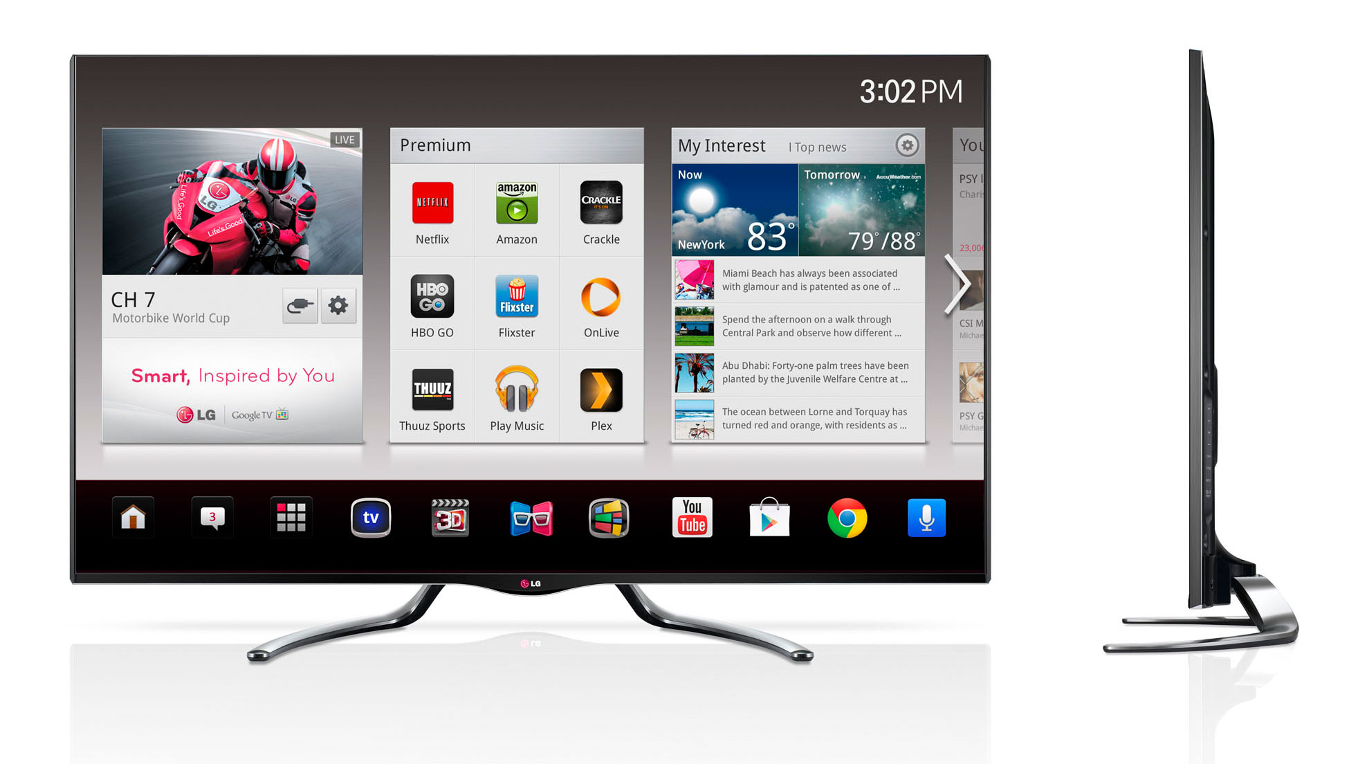 YouTube on TV landing on Panasonic, Sony and LG screens at CES 2013