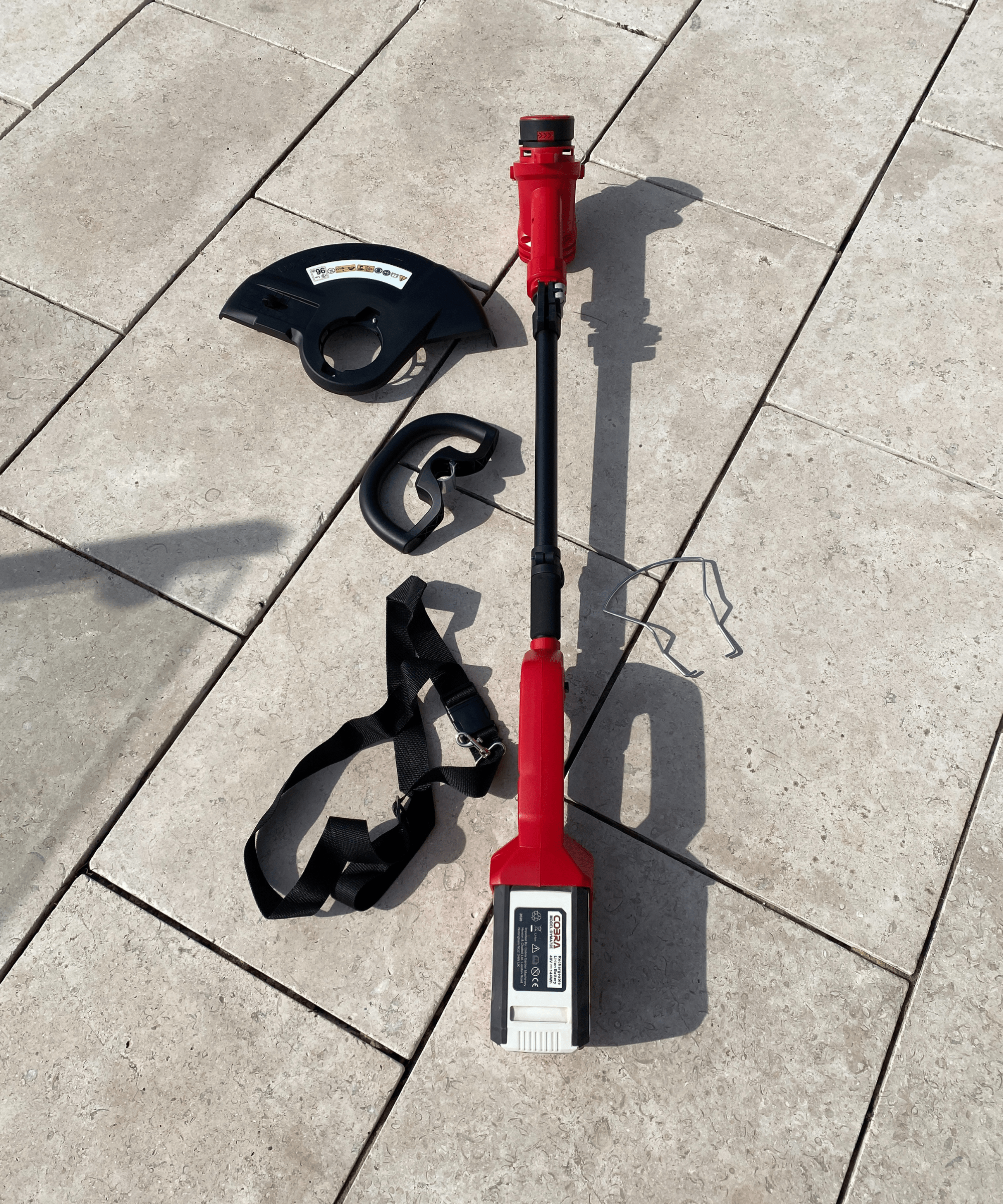 Cobra GT3240VZ 40v Cordless Grass Trimmer unboxed