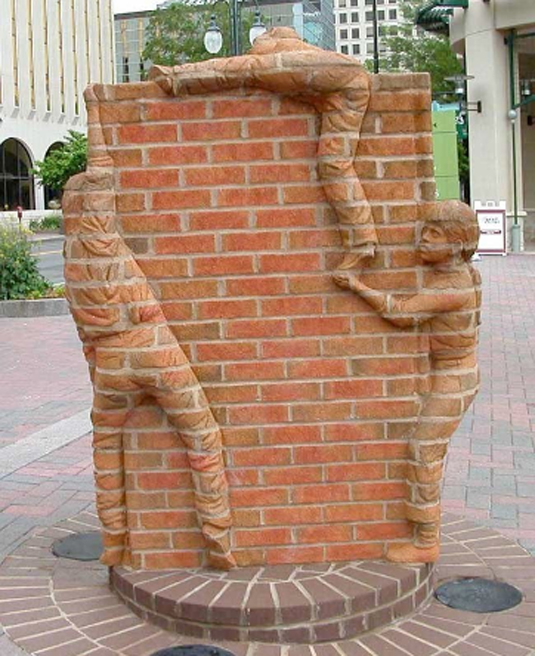 Street art created from sculpted brick walls are a joy Creative Bloq