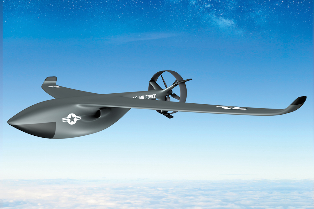 An artist�s depiction of the new engine in use.