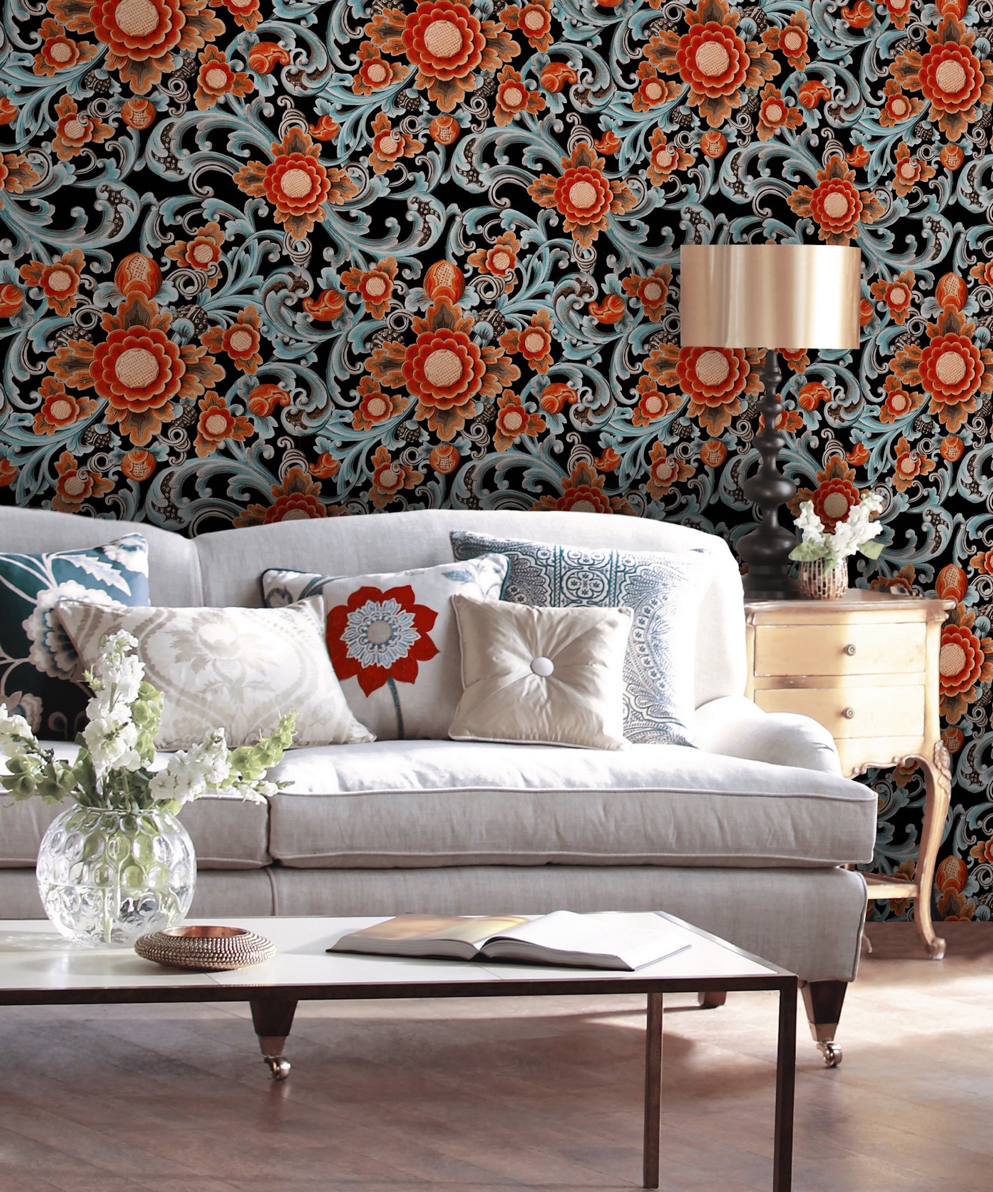 Should You Match The Pattern Of Your Wallpaper To Your Couch Experts