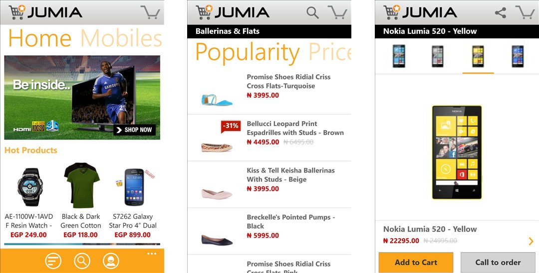 Africa's biggest online store Jumia comes to Windows Phone Windows