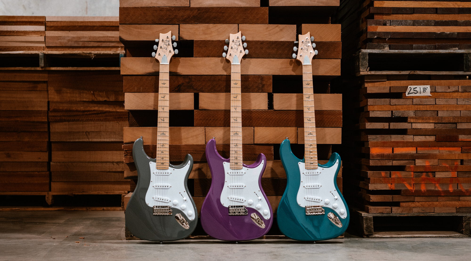 PRS's BestSelling SE Silver Sky Model is Now Available with a Maple