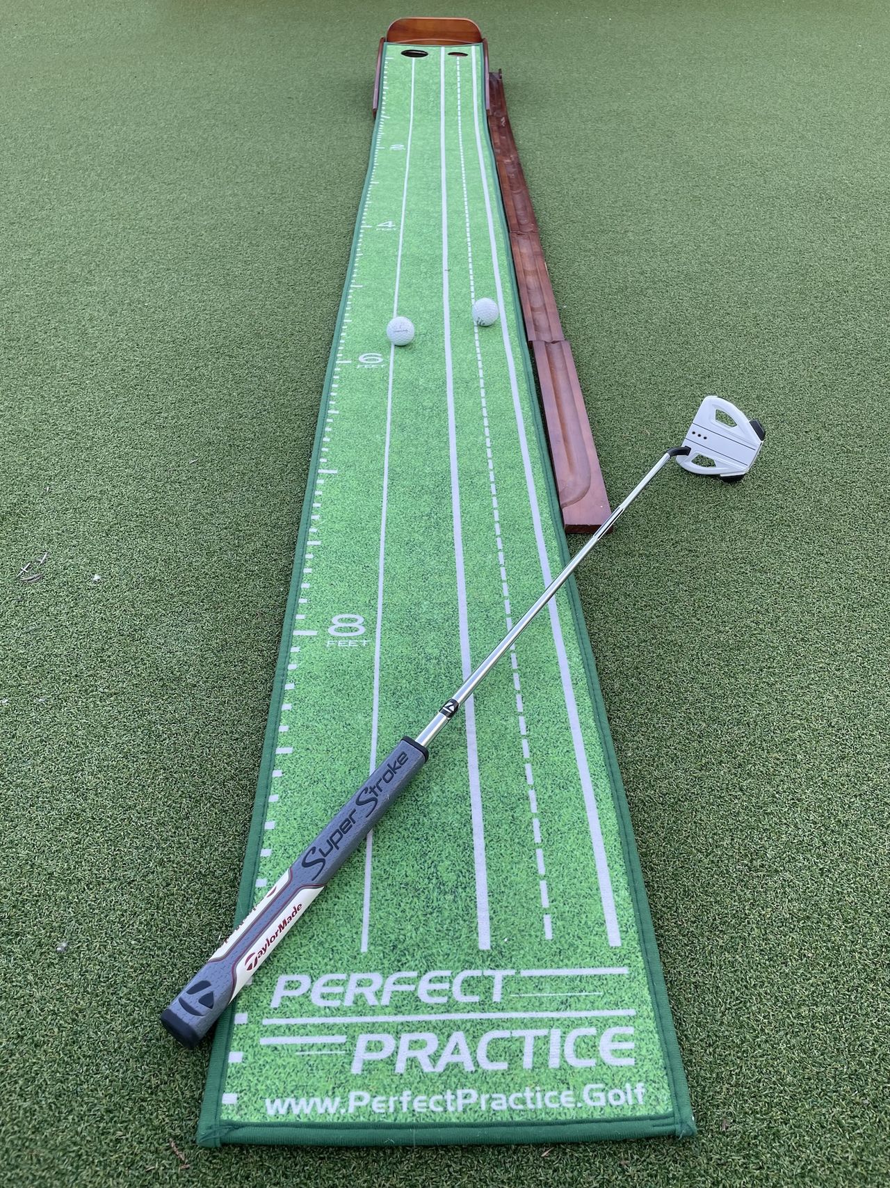 The Perfect Practice Putting Mat isn't only good practice, it's great