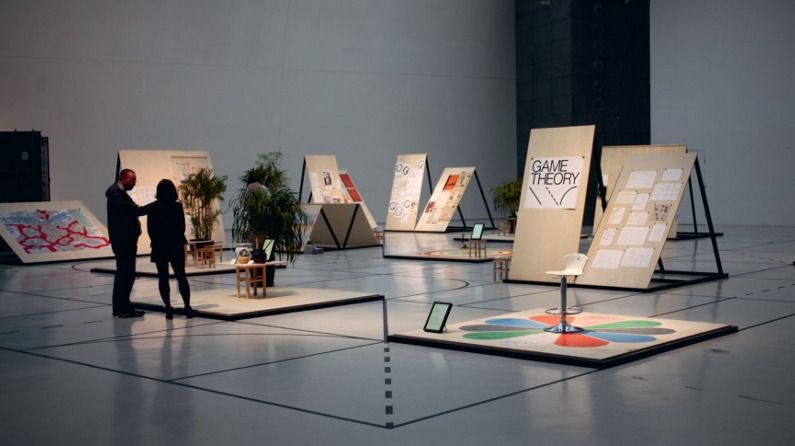 An amazing exhibition inspired by playgrounds and board games