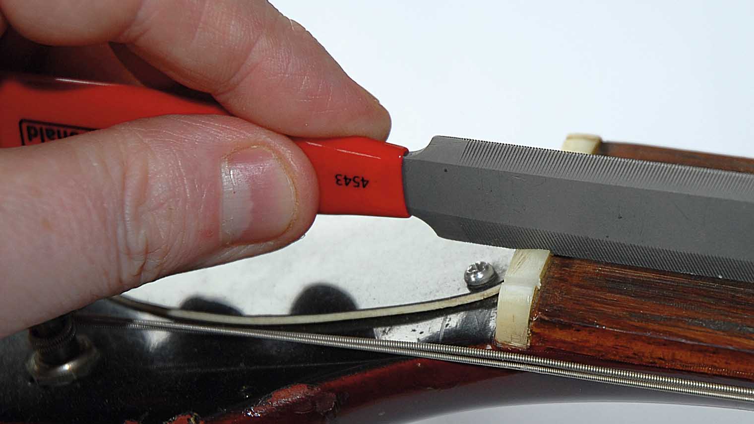 How To Repair Guitar Nut Slot Strain Husafter1999