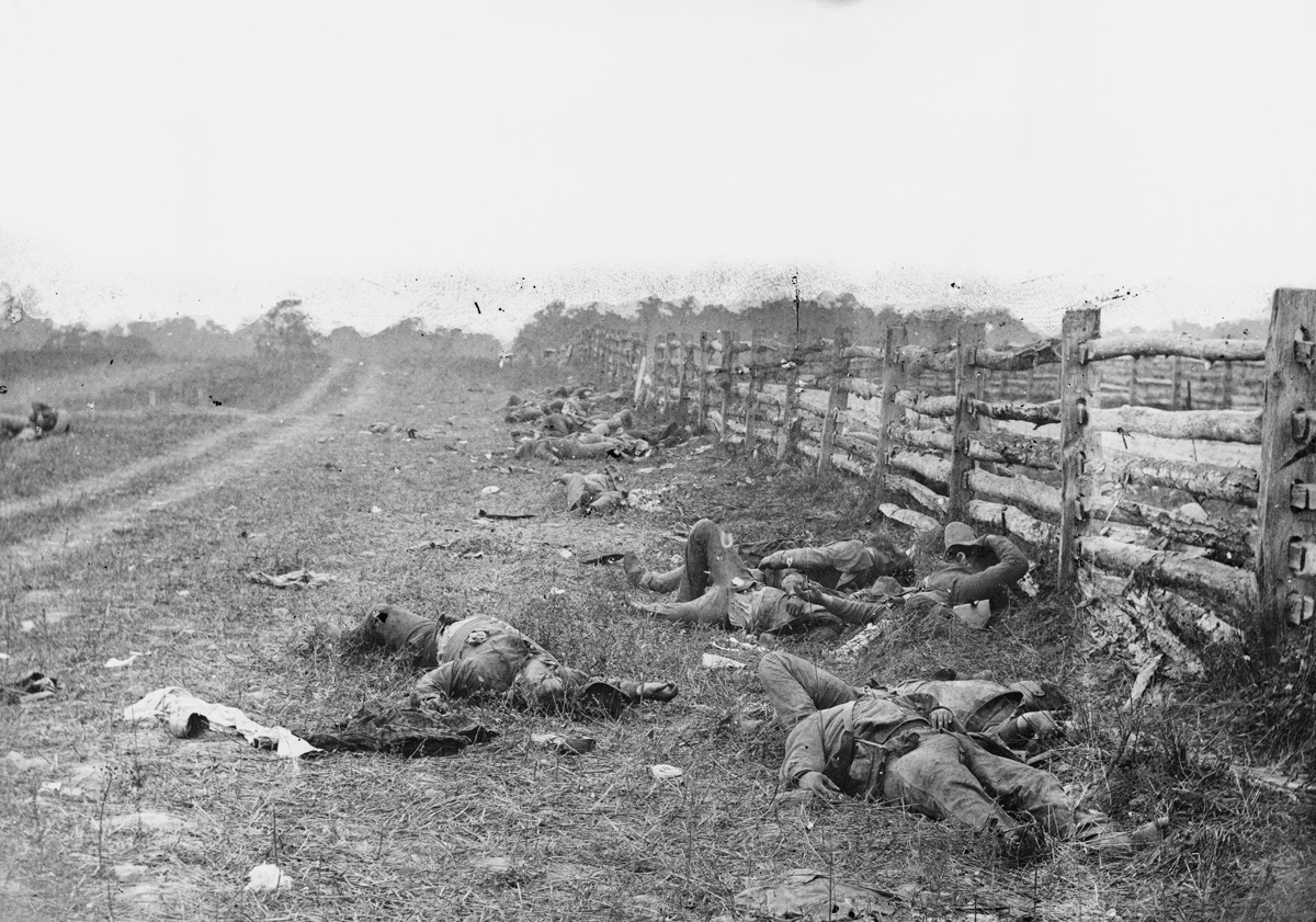 The Battle of Antietam was fought in Maryland in September 1862, producing horrific casualties on both sides of the U.S. Civil War.