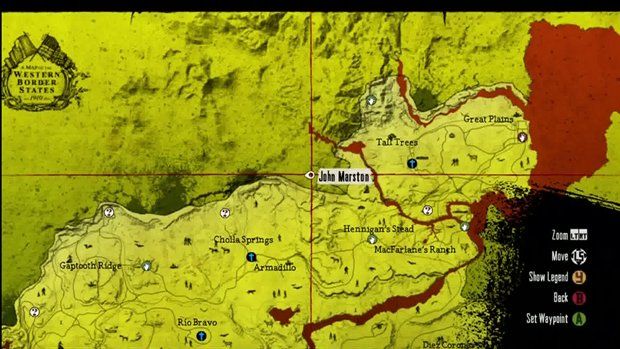Red Dead Redemption Undead Nightmare treasure location guide GamesRadar+
