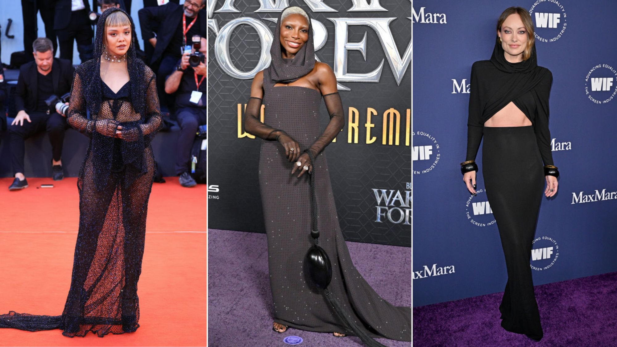 Hooded dresses are the trend taking over the red carpet Marie Claire UK