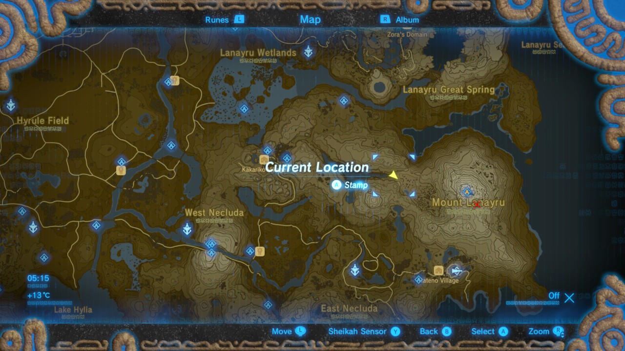 Memory 11 Lanayru Road East Gate The Legend of Zelda Breath of the Wild Captured Memories