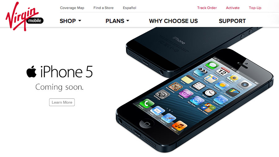 Nocontract iPhone 5 hits Virgin Mobile next week, pay a pretty penny