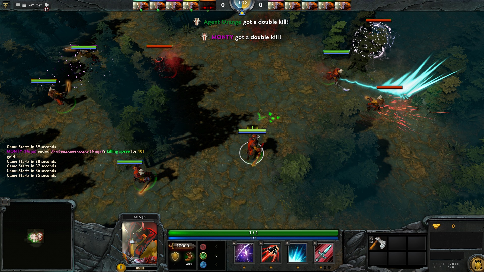 Dota 2 Custom Game of the week Hardcore Ninja PC Gamer