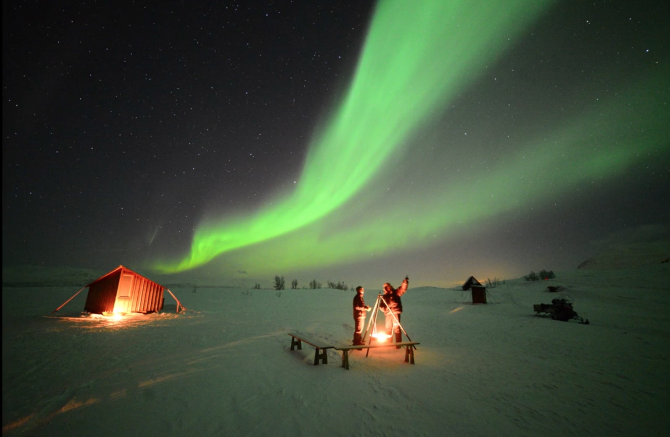 Intense Auroras Groove Over Swedish Mountains In Amazing Images Space