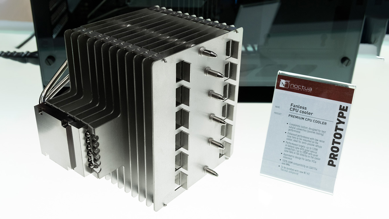 Noctua NHP1, Passive CPU Cooler Fanless Heatsink For 100 Silent
