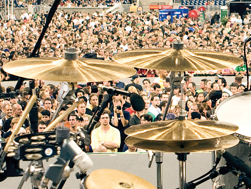 U2's drum setup in pictures Larry Mullen Jr's 360° Tour kit revealed