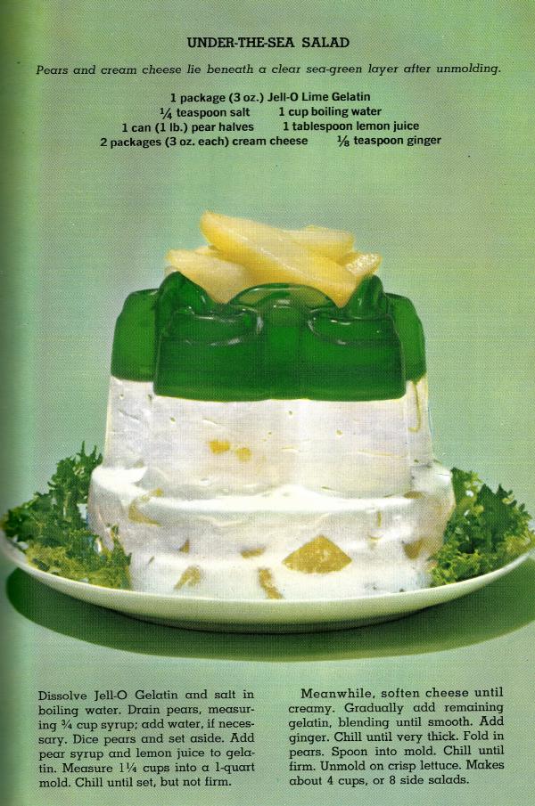 50 years ago, JellO wanted you to combine it with anchovies, tuna