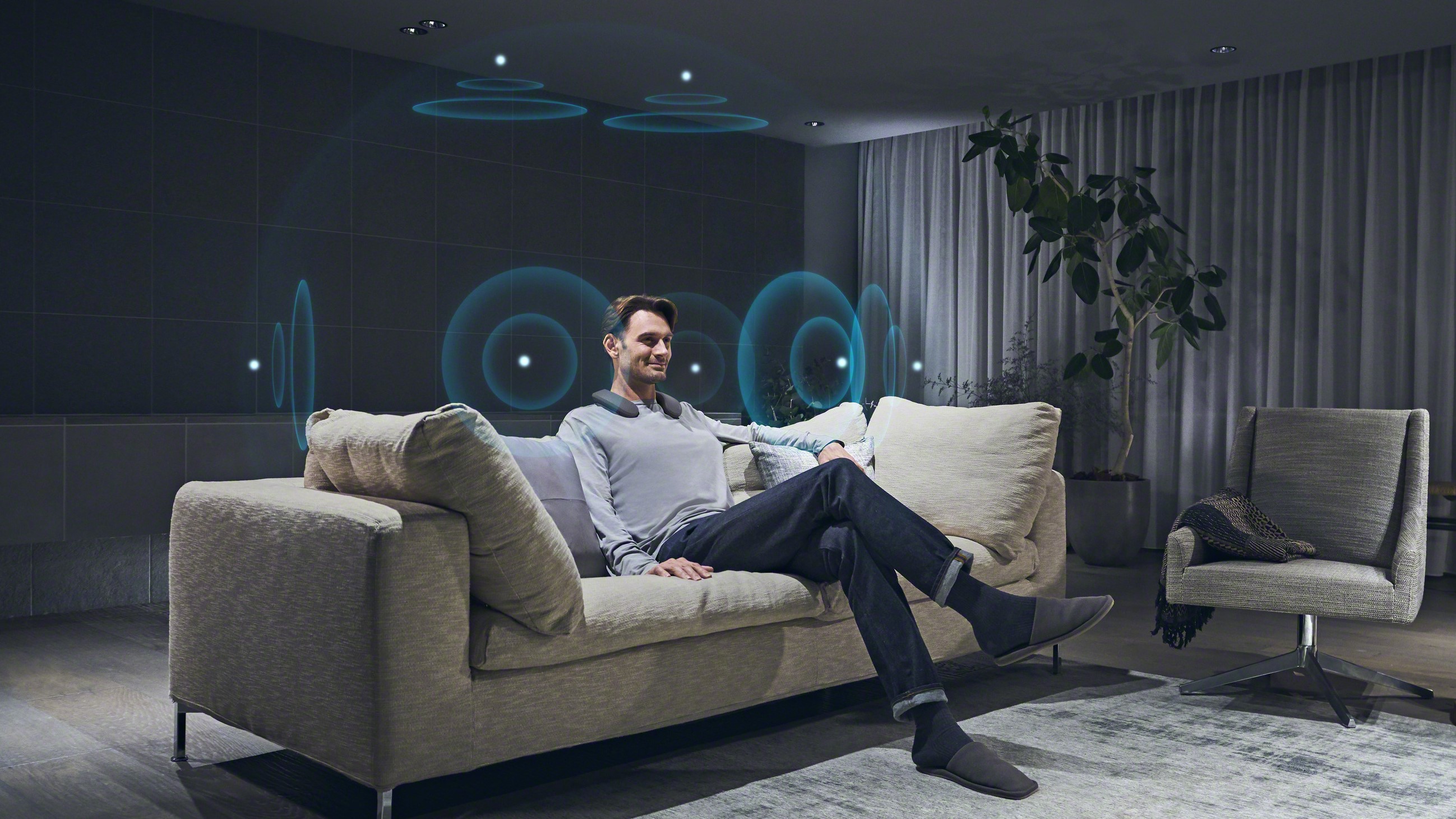 Sony’s wearable speaker puts Dolby Atmos audio right up to your ears