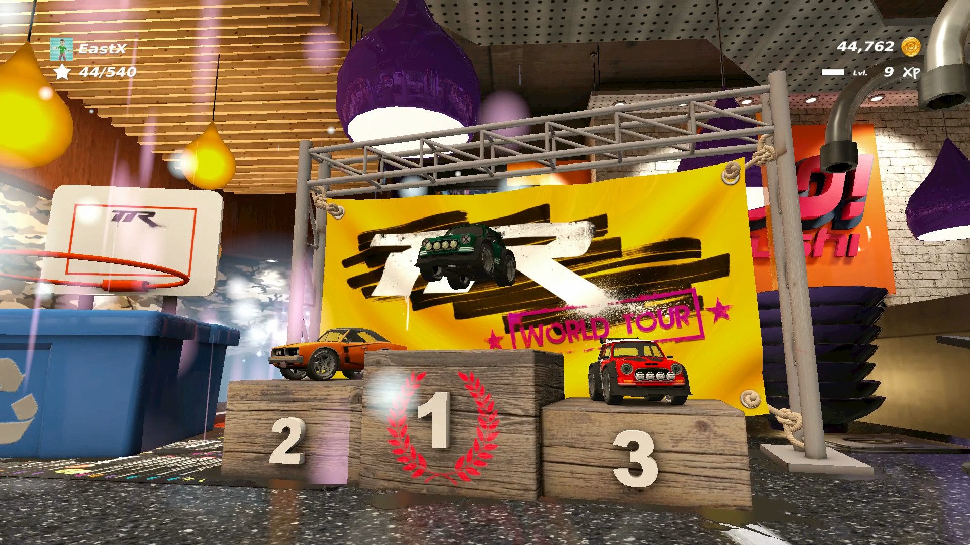 Table Top Racing World Tour review Race tiny cars through giant