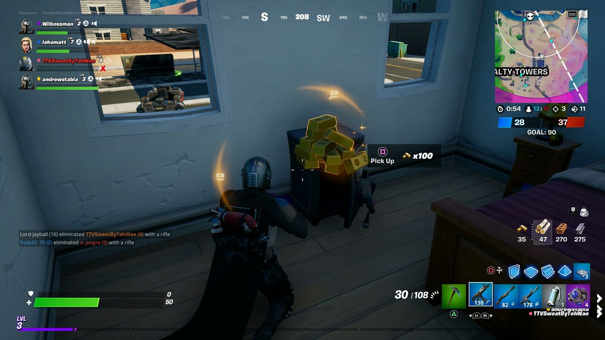 Fortnite Gold Bars how to collect Fortnite Gold Bars and spend them