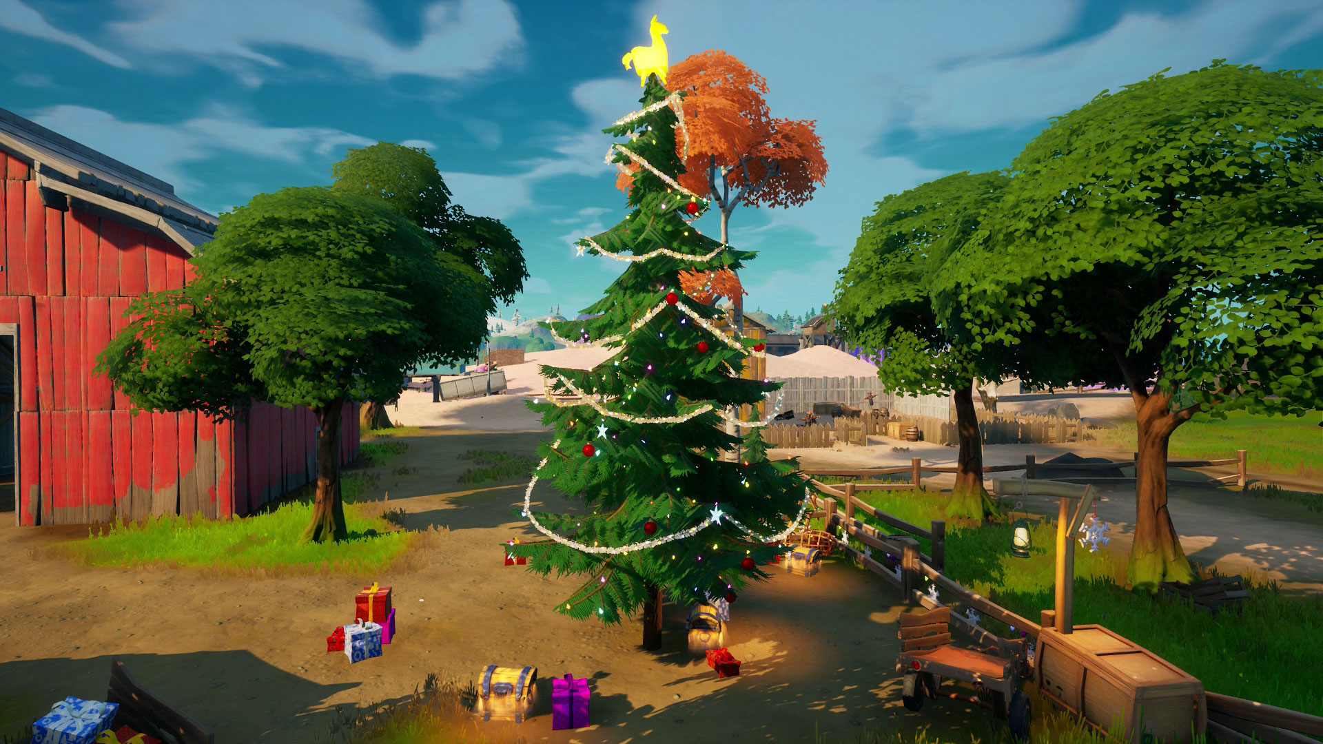 Fortnite Holiday Trees locations Where to dance at different Holiday