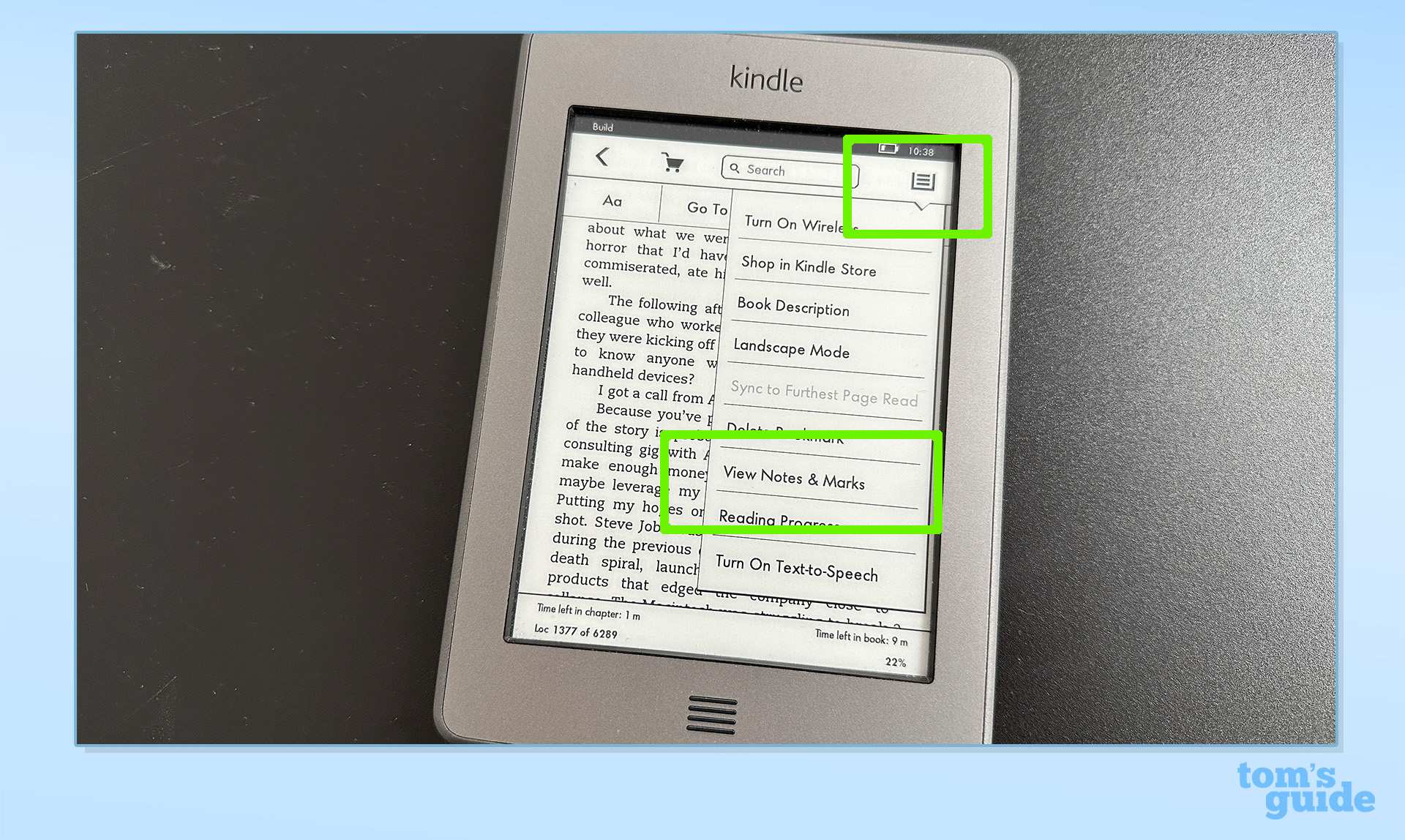 How to set and manage bookmarks on Kindle Tom's Guide