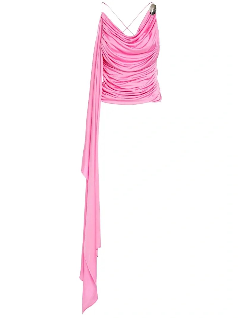 Giuseppe Di Morabito - Draped Viscose Jersey Top