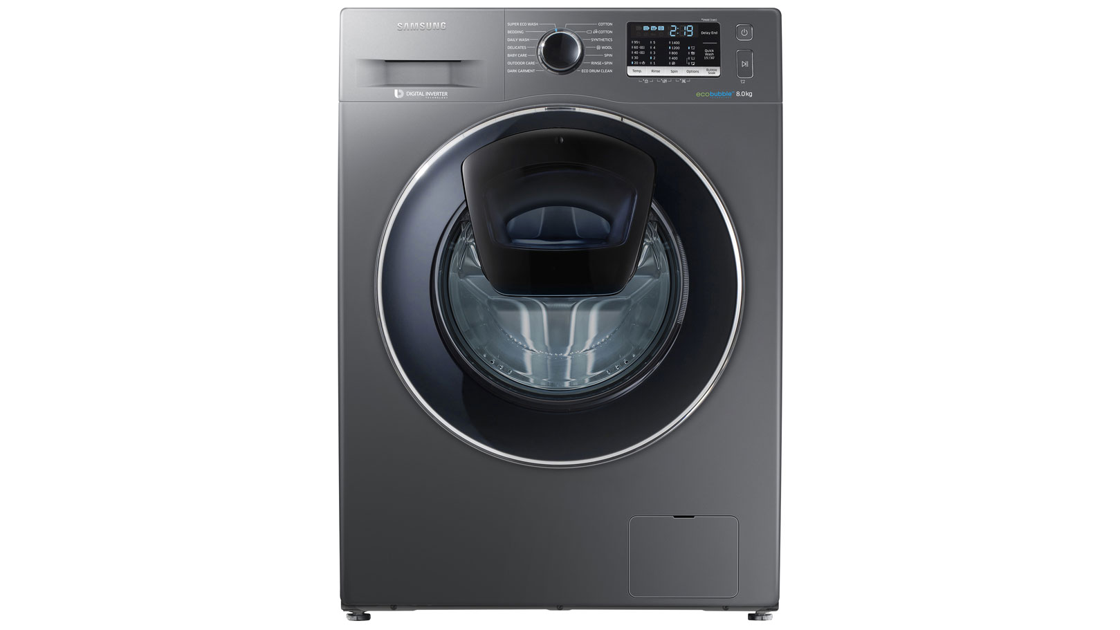 Samsung's new AddWash™ washing machines now let you add clothes midway