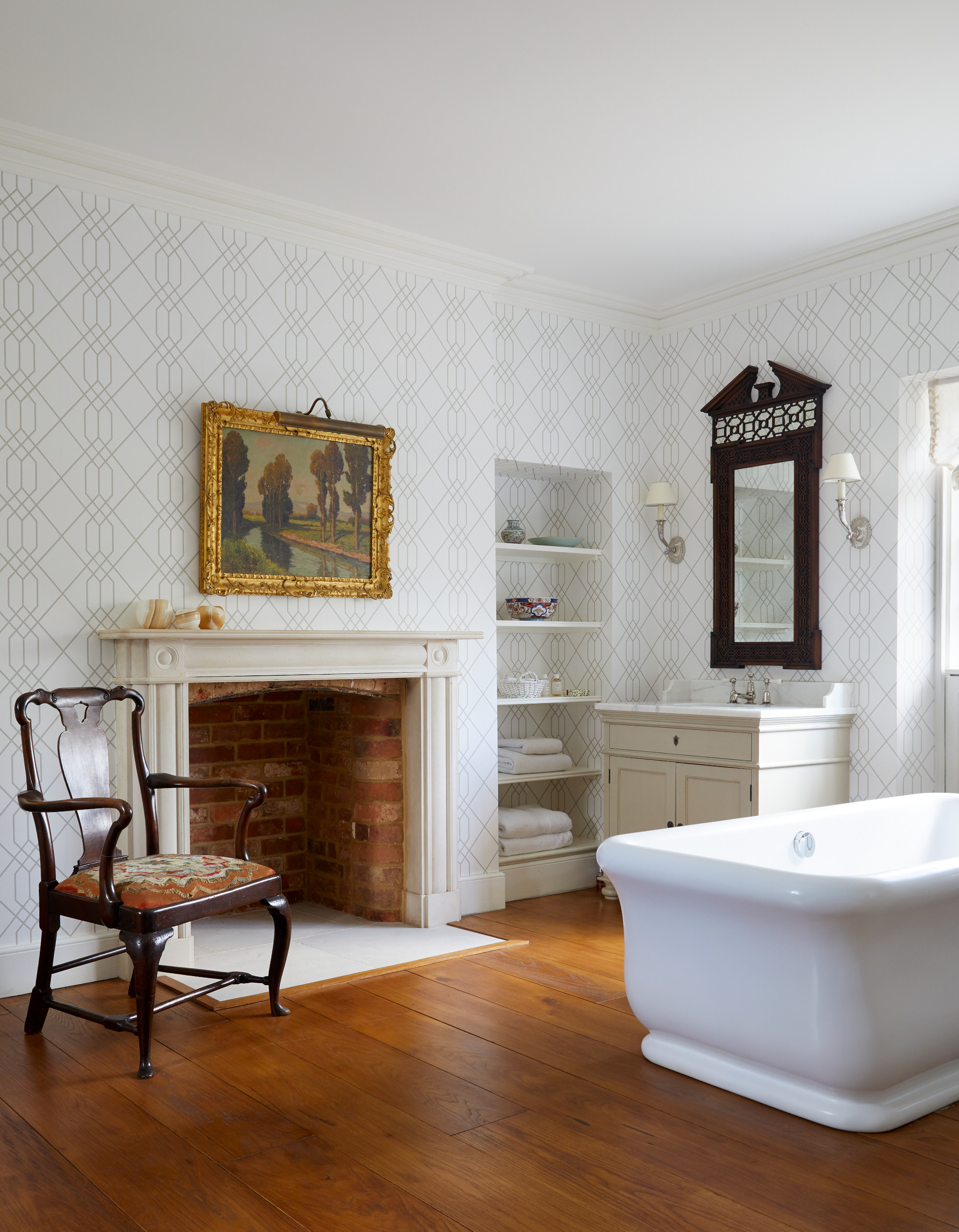 Design a British country house bathroom Homes and Gardens