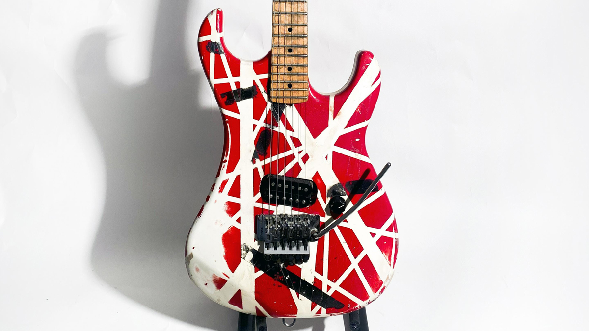 A stageused 1984 Eddie Van Halen Kramer guitar is headed to the