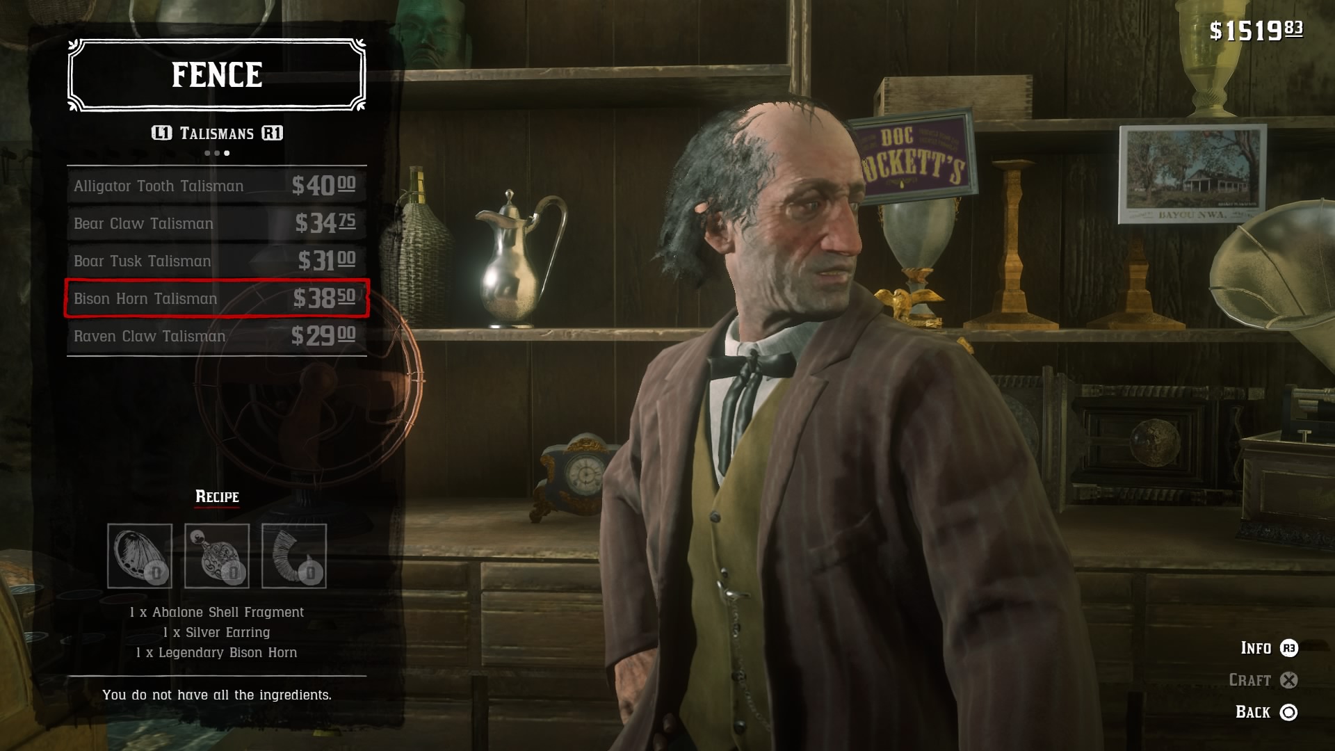 Red Dead Redemption 2 Ram Horn Trinket at Alan Hernandez blog