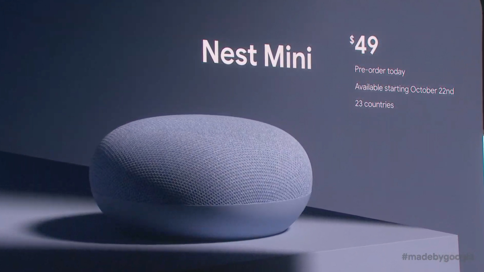 Google Nest Mini boasts twice the bass and a wallmount option What