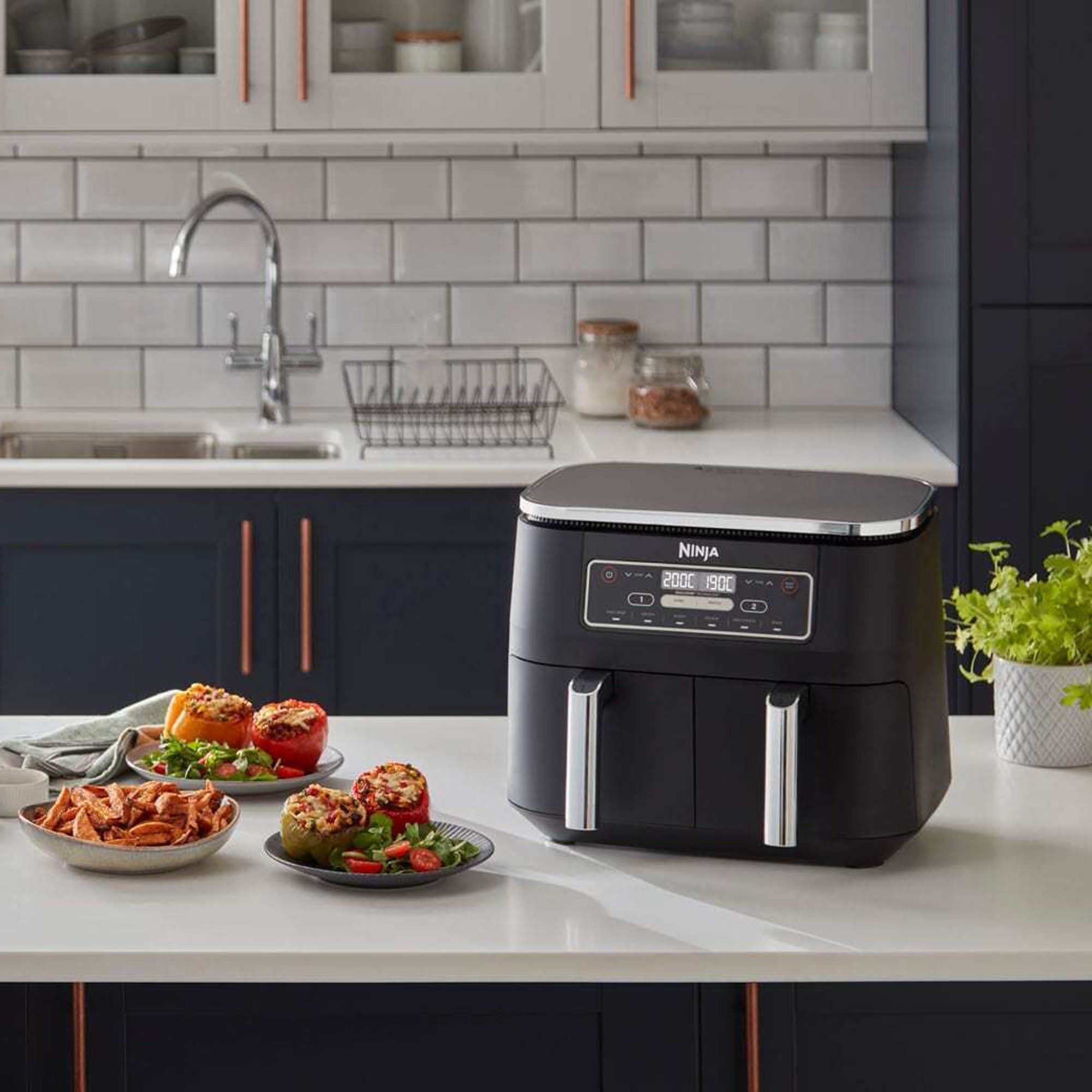The Ninja Foodi Dual Zone Air Fryer is currently on…