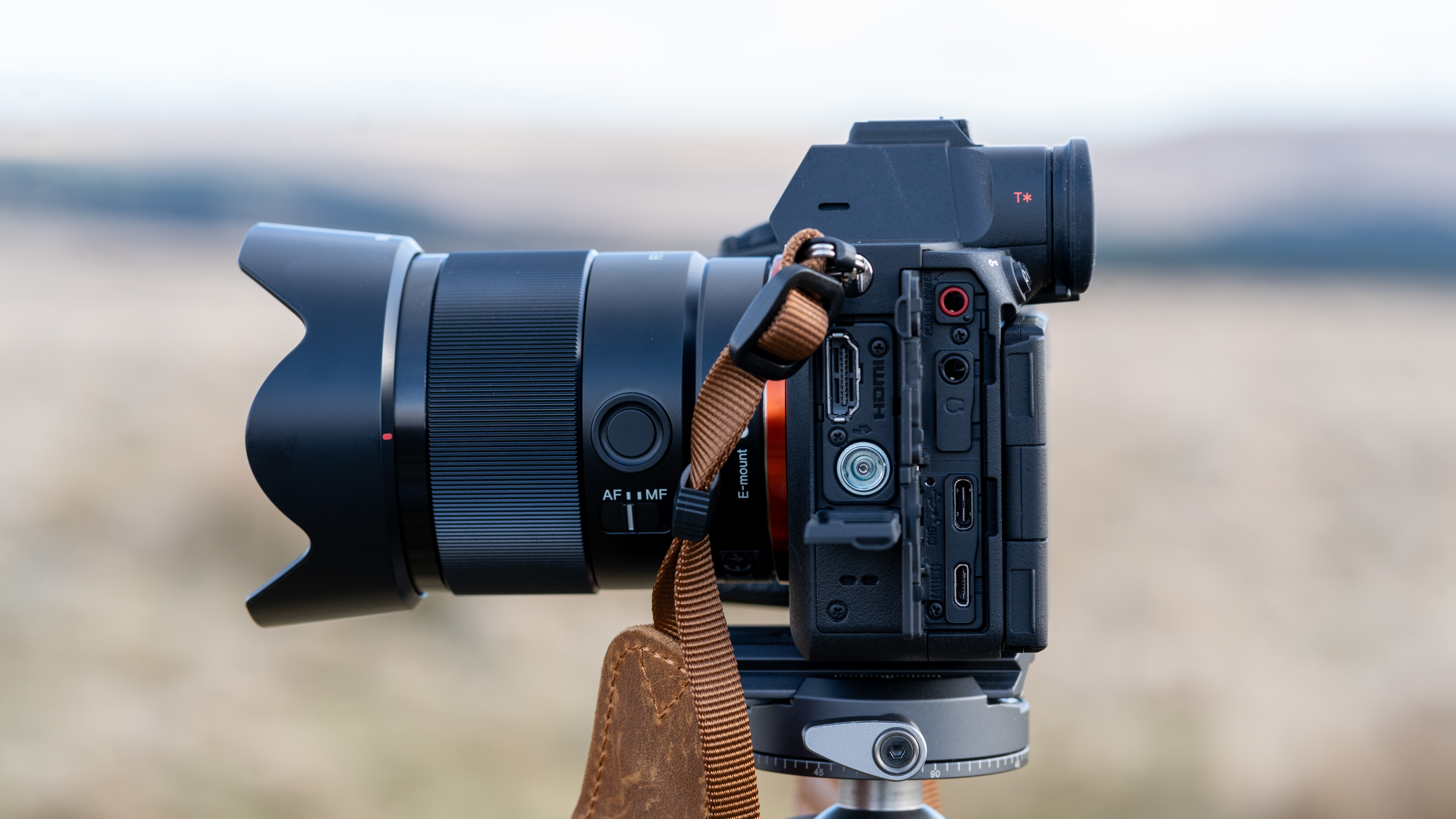 ports on the Sony A7R V