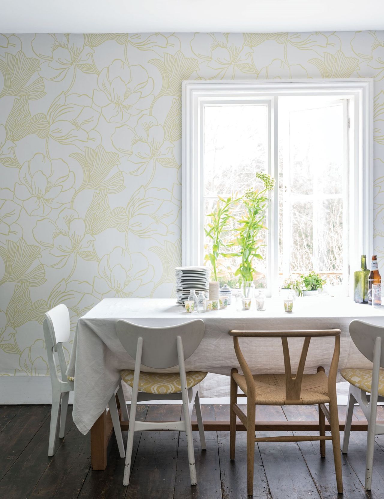 10 dining room wallpaper ideas modern murals, quirky prints and subtle styles tp update your