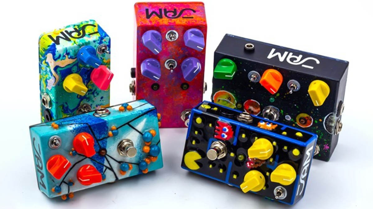 Jam Pedals adds some eyepopping new finishes to its Custom Artwork