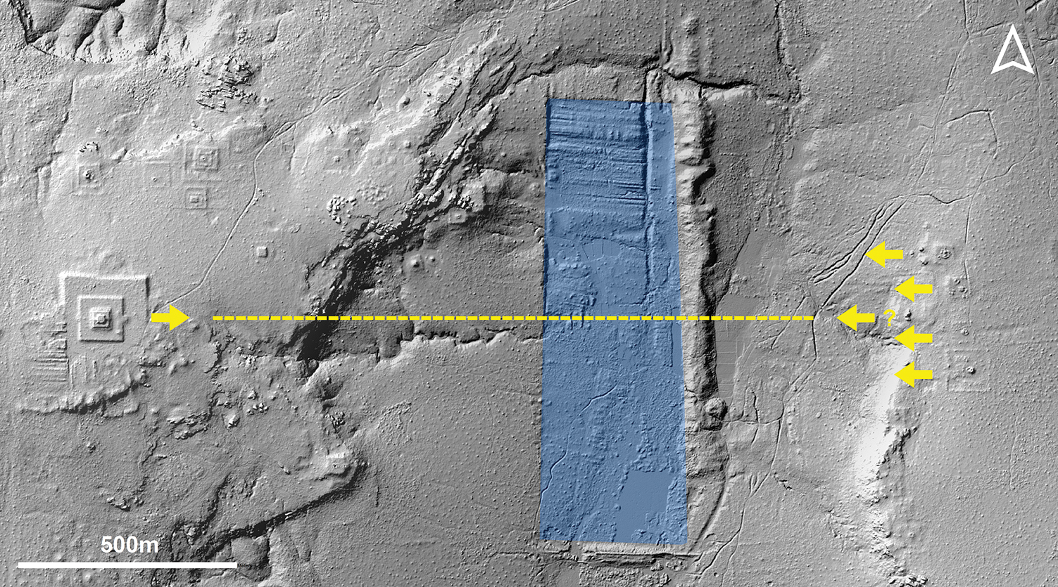 The researchers used light detection and ranging, or lidar, to create maps of Mahendraparvata.