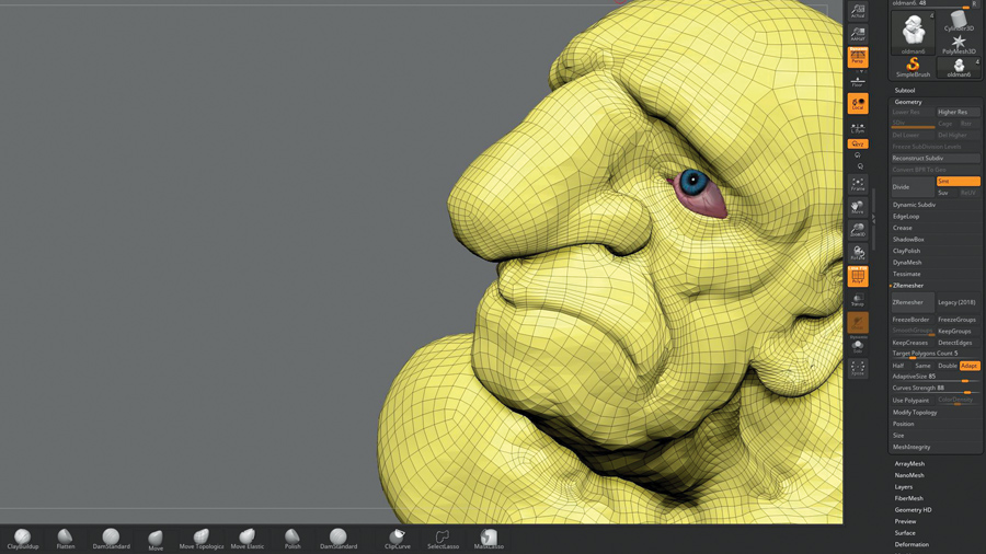 3 essential ZBrush retopology techniques Creative Bloq