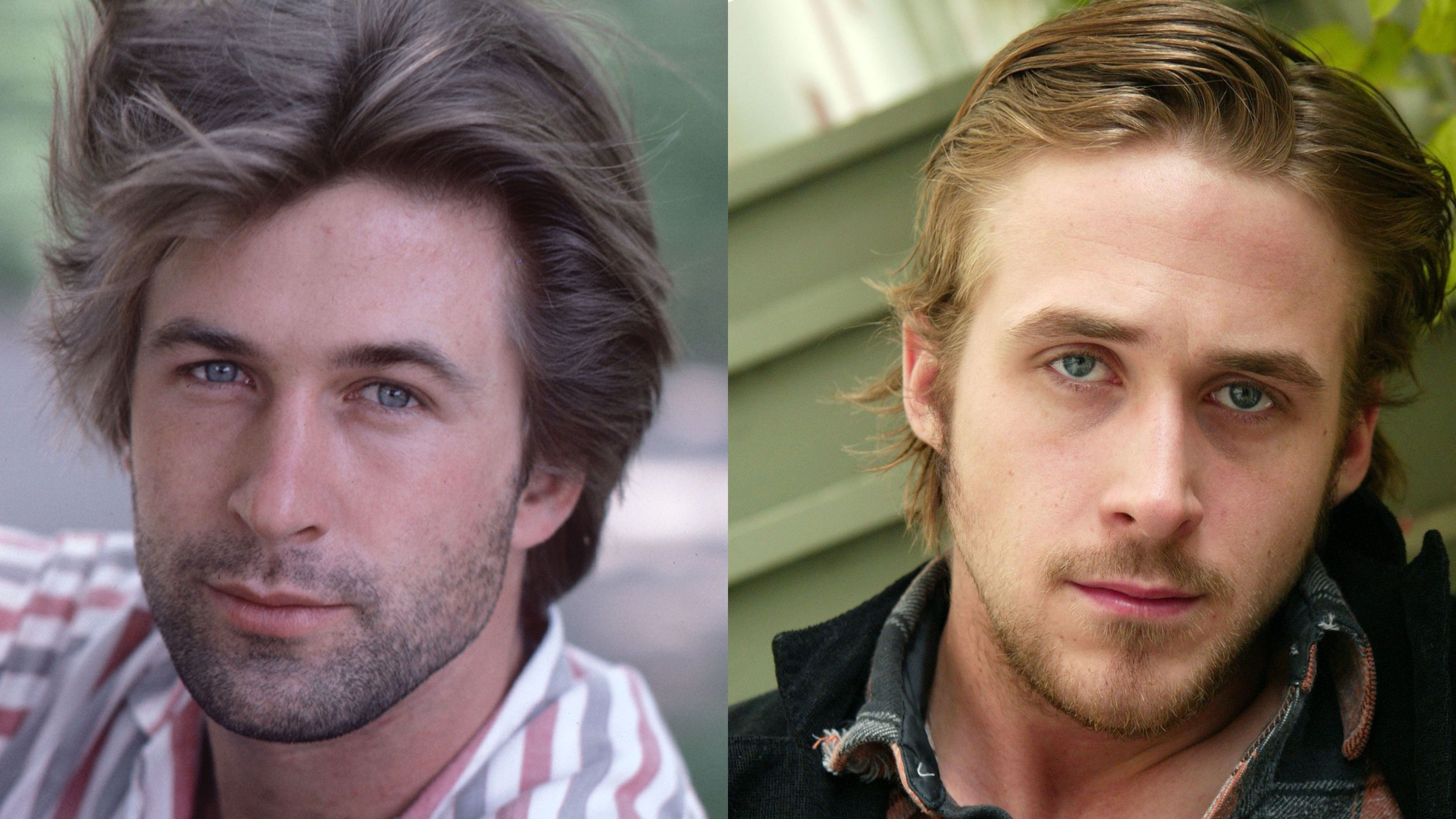 Young Alec Baldwin vs Ryan Gosling Alec Baldwin Ryan Gosling