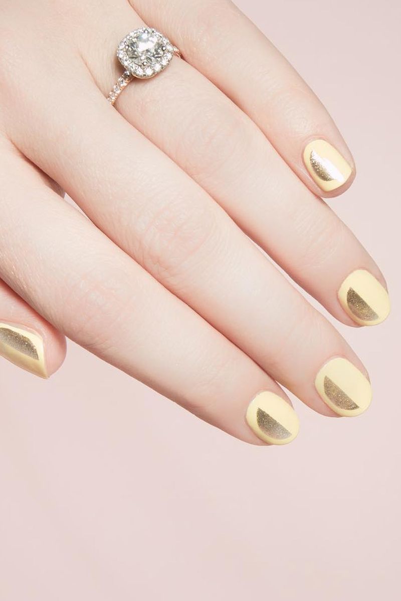 9 Best Gold Nail Polishes of 2018 Metallic Gold Nail Art Design Ideas