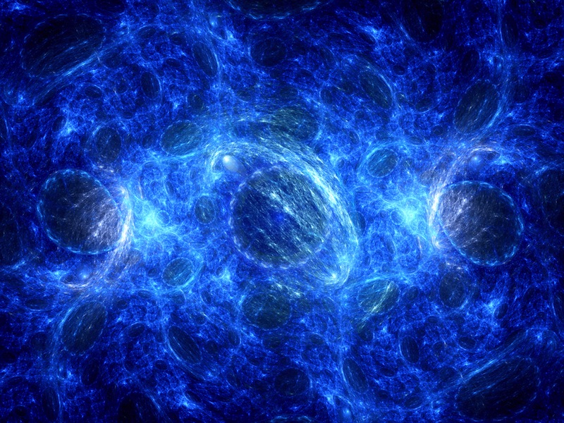 The four fundamental forces underlie every interaction in the universe, shown here in this artist�s depiction.