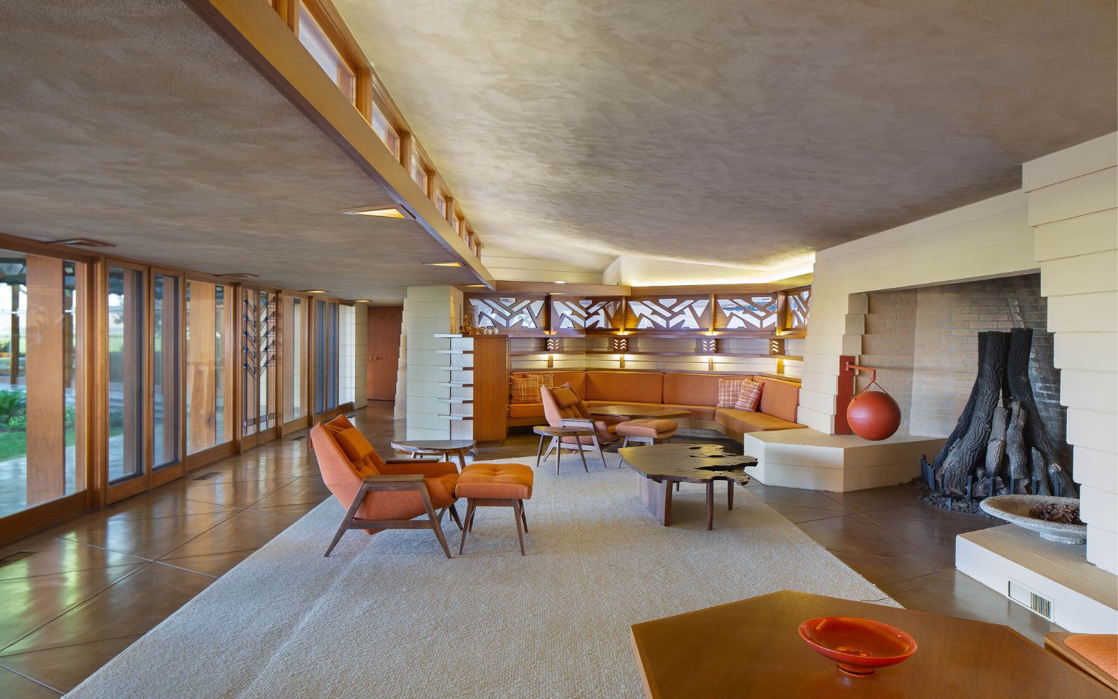 Inside Frank Lloyd Wright's Fawcett Farm we take a tour Homes & Gardens