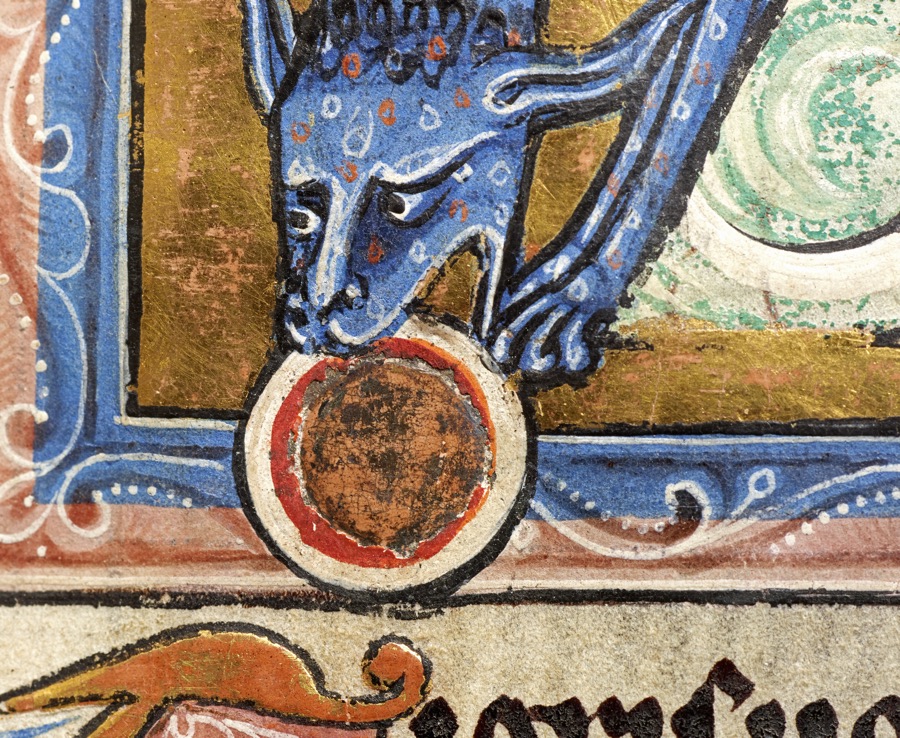 The glass sphere seems to be pained with tarnished silver, the University of Aberdeen noted. Evidence of pricking on the image suggests it was transferred to other sheets.