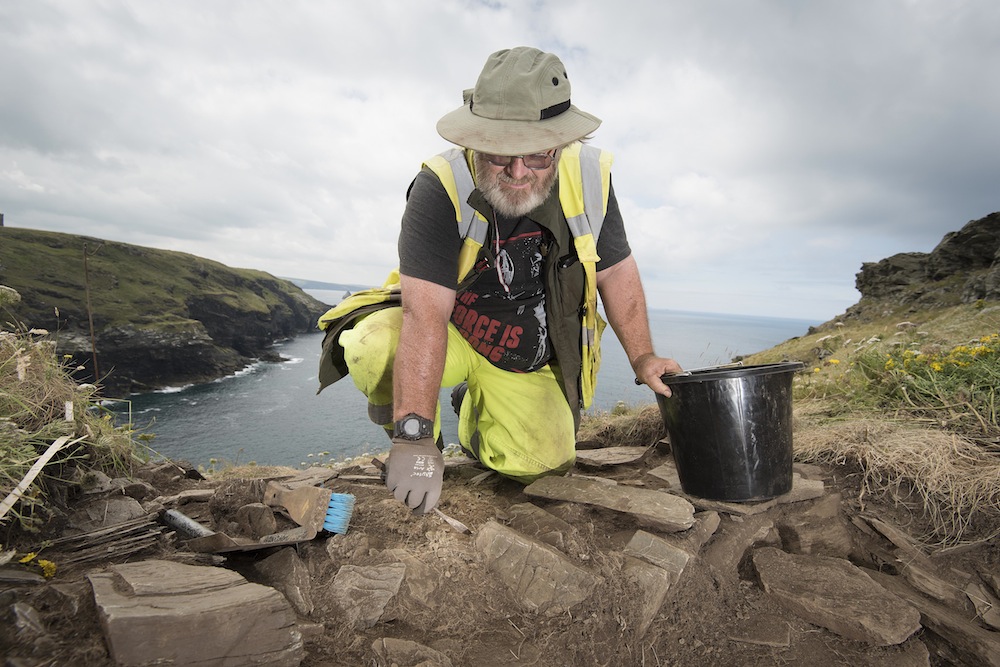 Pottery Fragments at Tintagel