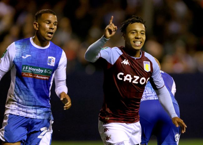 Cameron Archer makes most of Aston Villa firstteam chance with treble at Barrow FourFourTwo