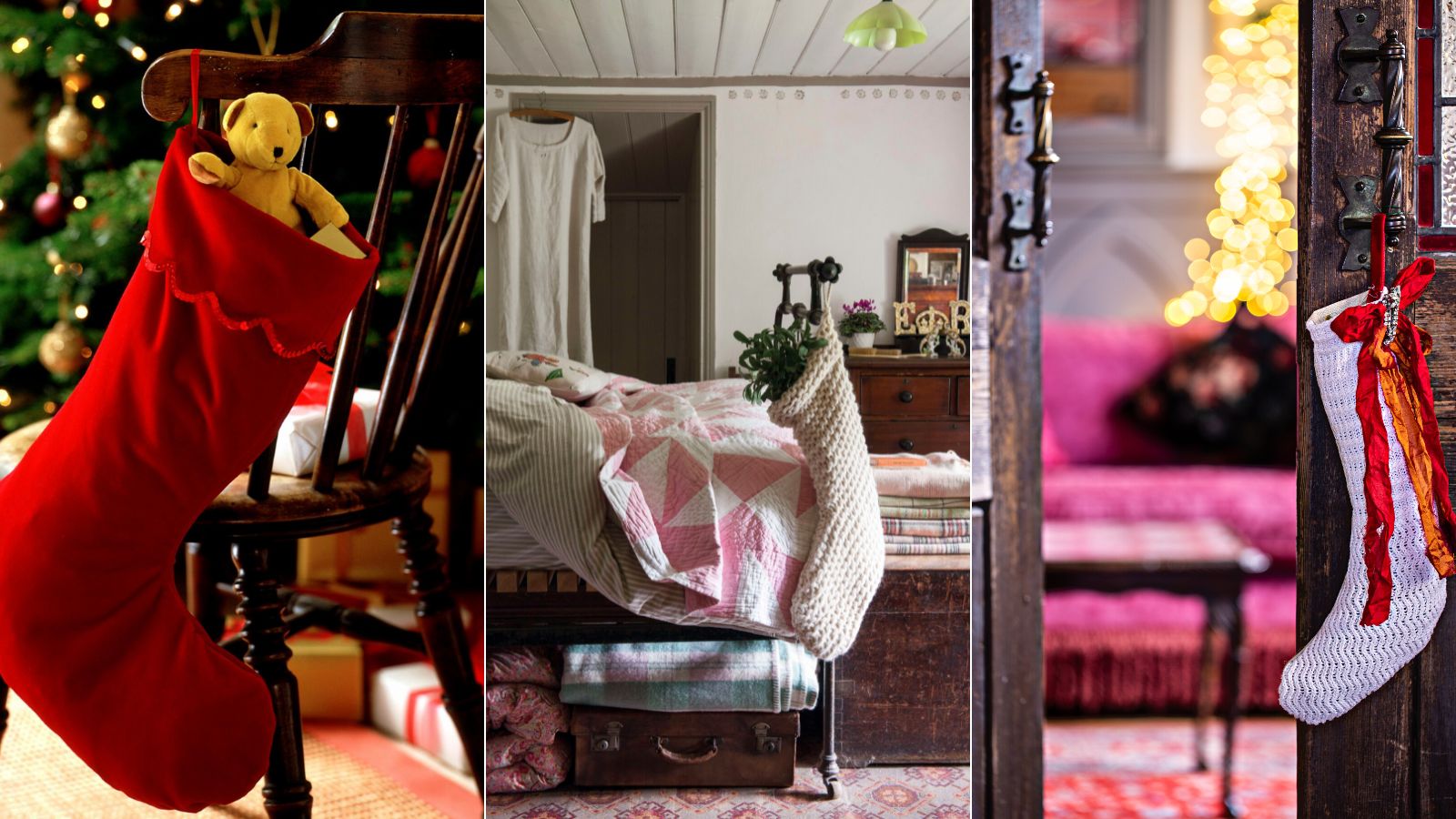 Where to hang stockings without a mantel Homes & Gardens