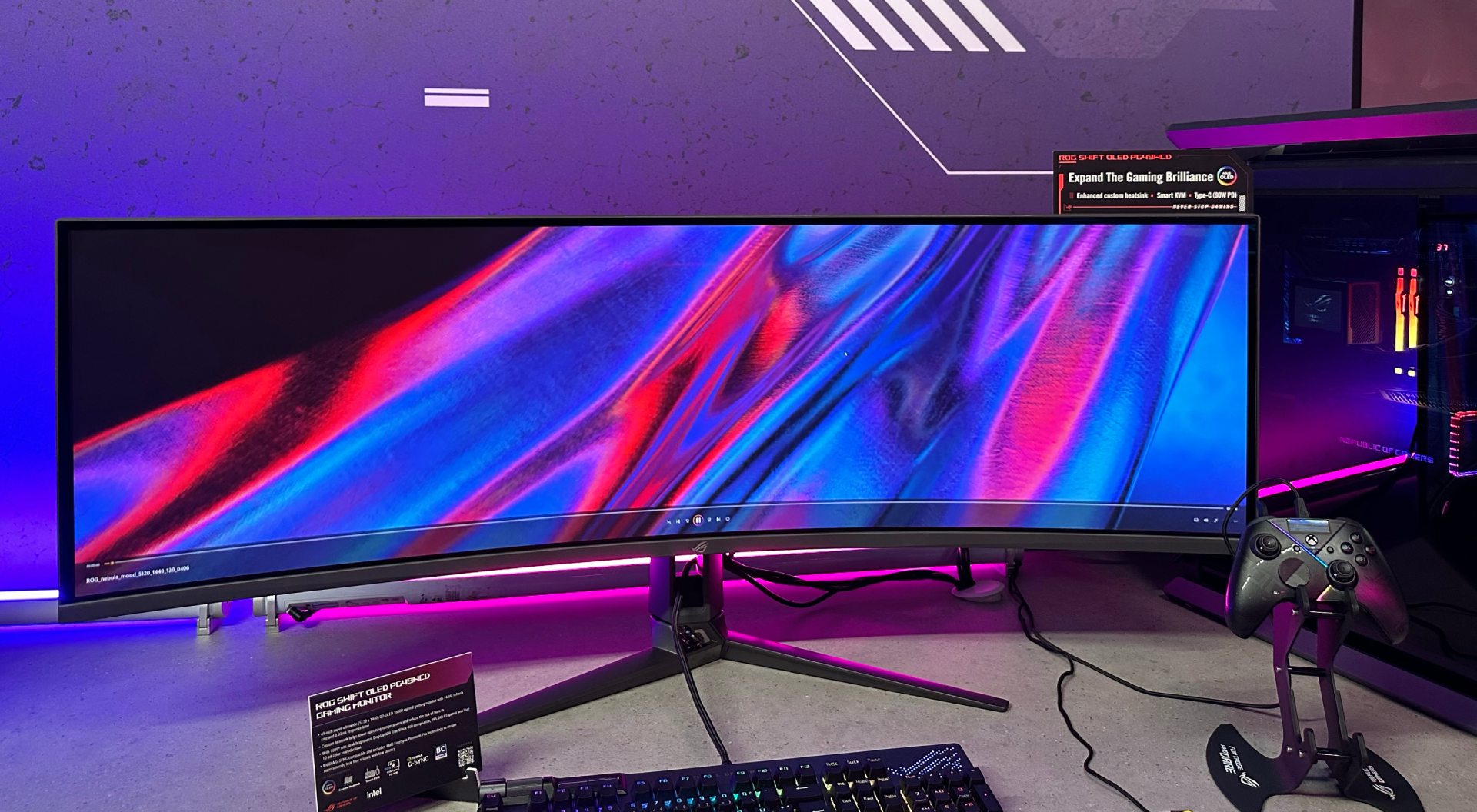 Stunning 240Hz 32inch 4K OLED monitor is star of Asus's