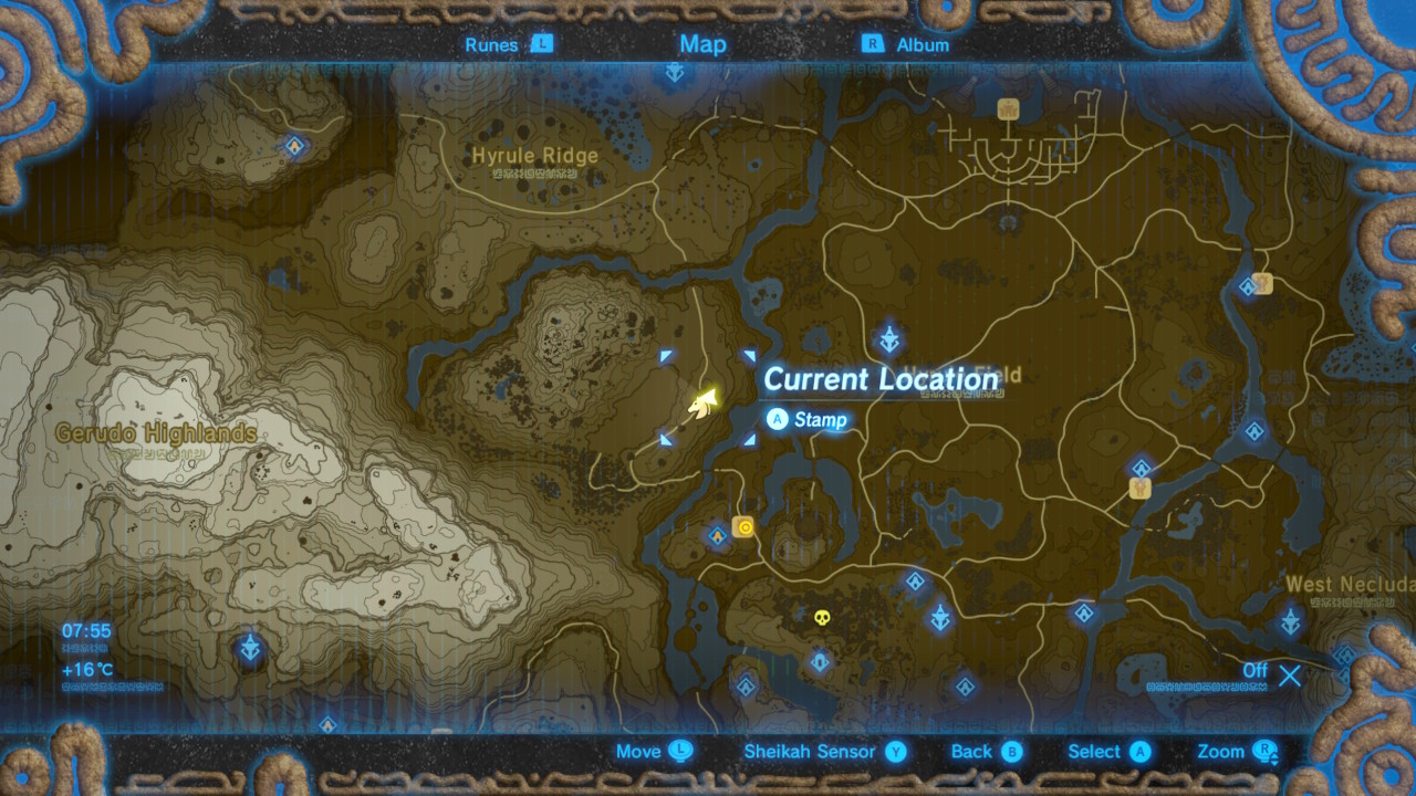 Memory 10 Sanidin Park Ruins The Legend of Zelda Breath of the Wild Captured Memories