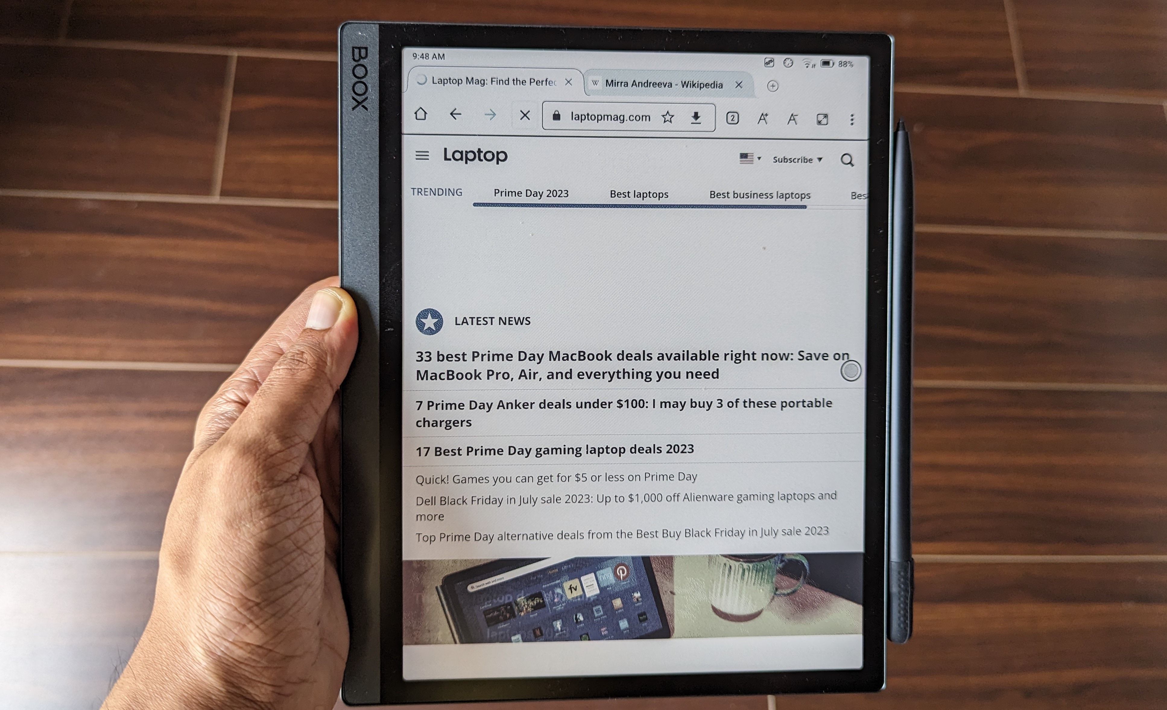 I spent weeks with this 600 eink Android tablet — why it's better