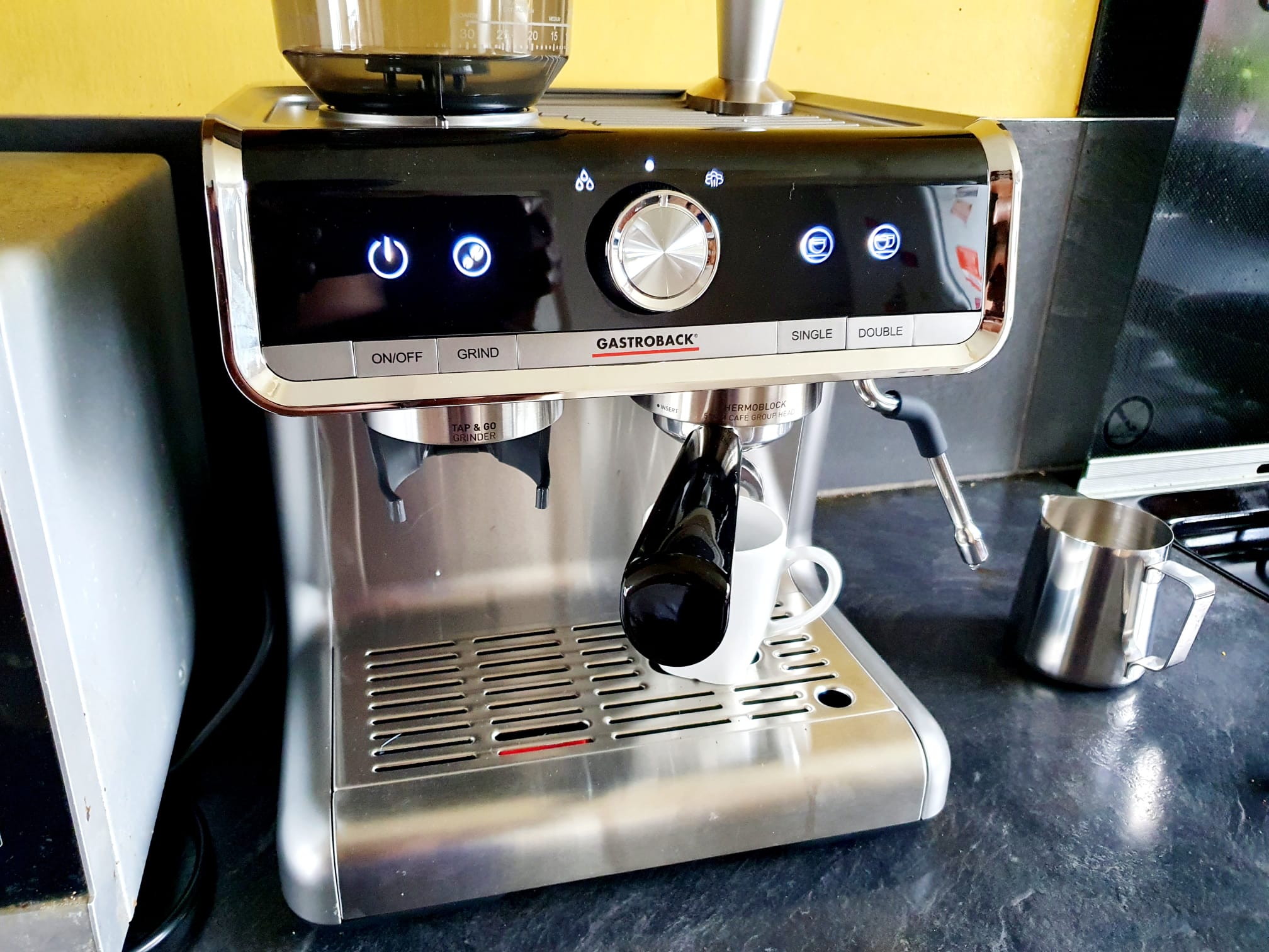 Gastroback Design Espresso Barista Pro coffee machine review Real Homes